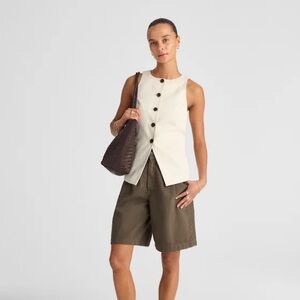 🆕 Madewell Crewneck Cutaway Vest